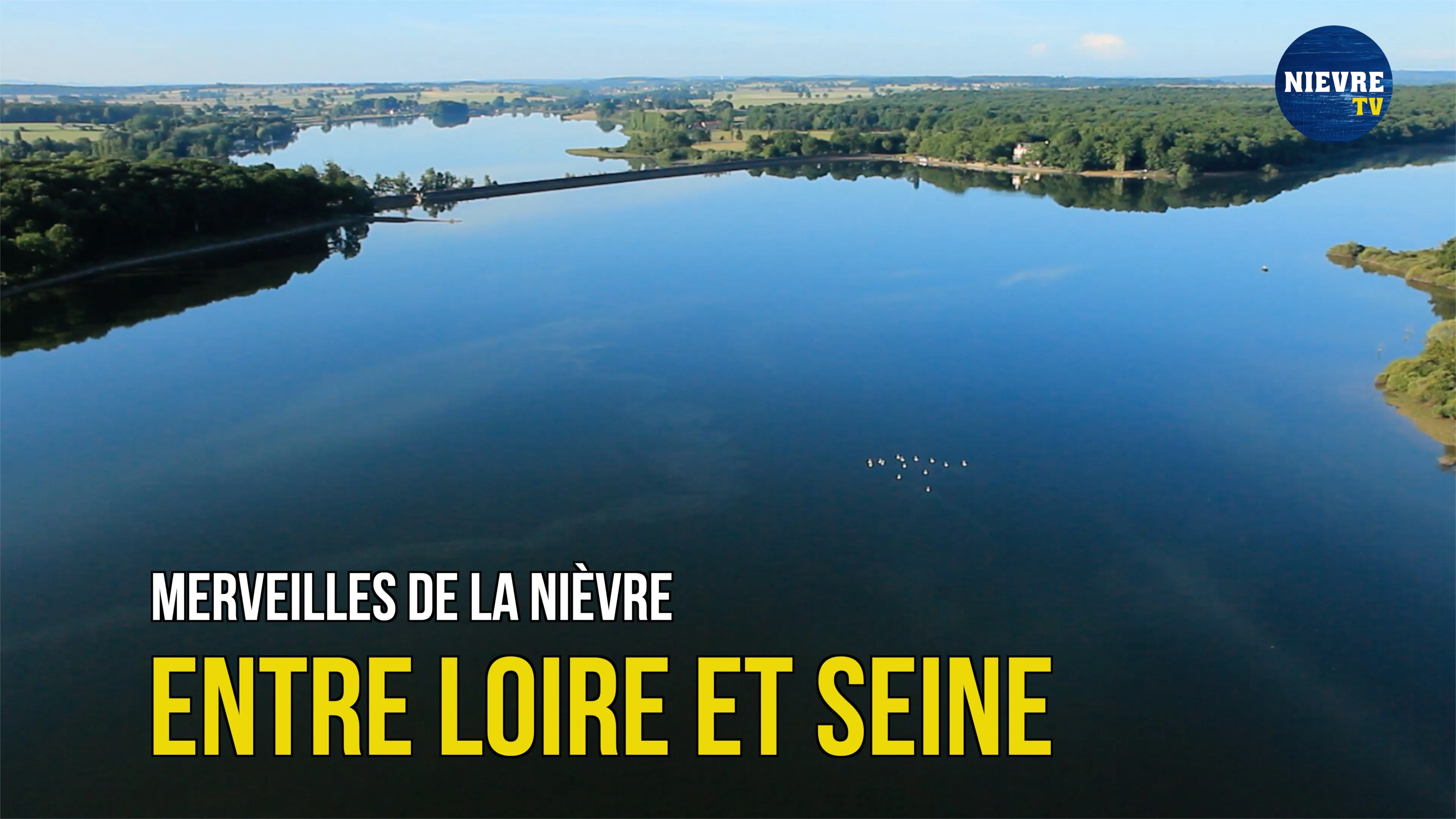 Le canal du nivernais : Etang de Baye