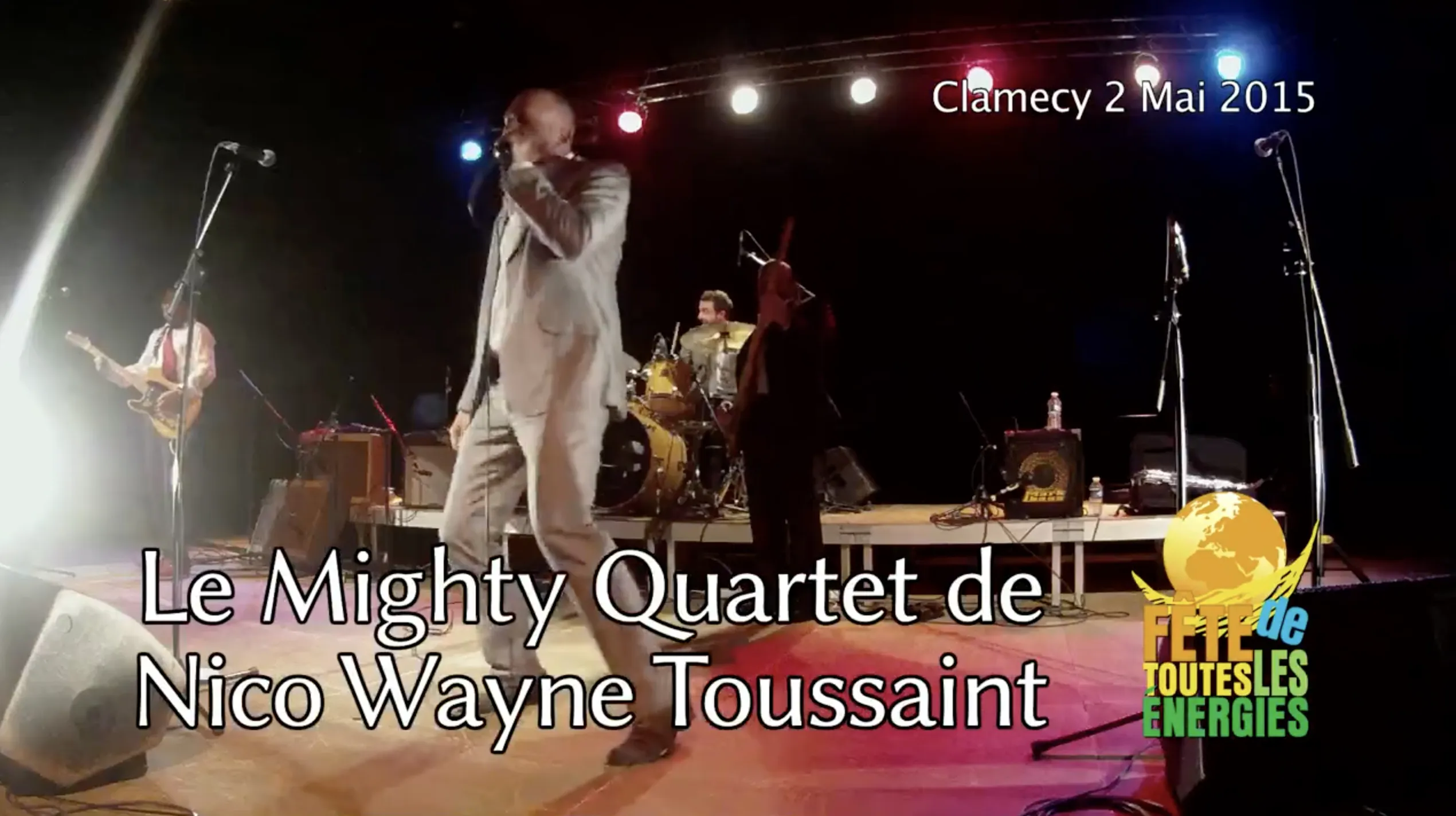 Nico Wayne Toussaint au Festival de Blues 2015 à Clamecy