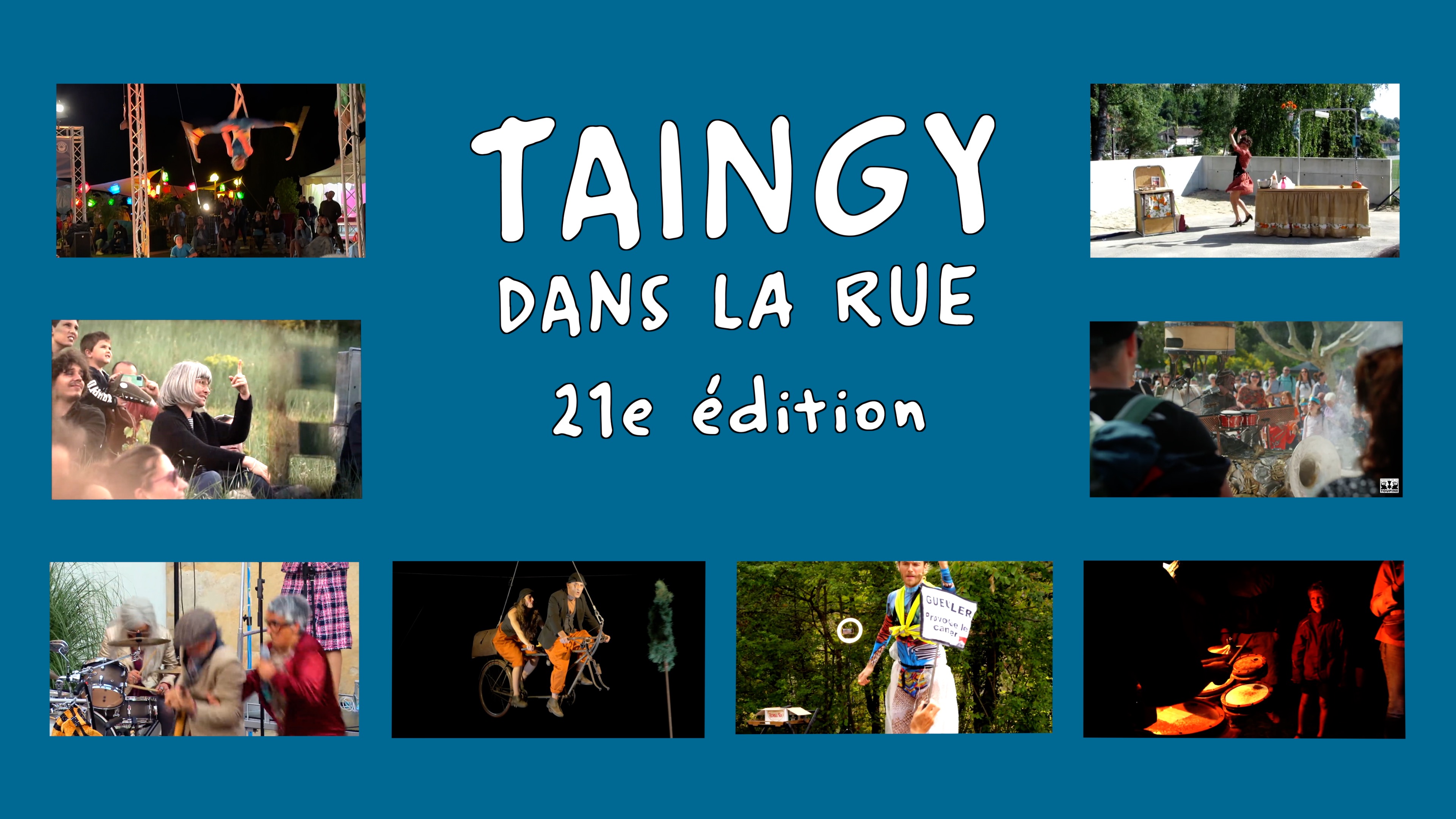Programme de la 21e édition du Festival de Taingy dans la rue