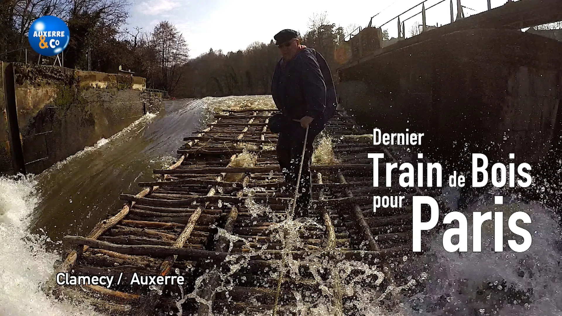 Un train de bois pour Paris de Clamecy à Auxerre