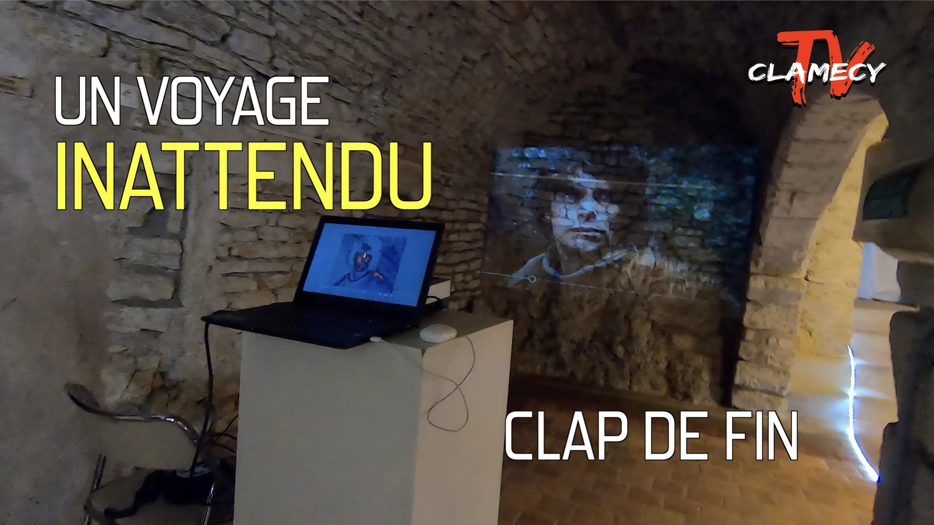 Expo-vidéo de Clamecy TV au Centre Culturel Romain Rolland.