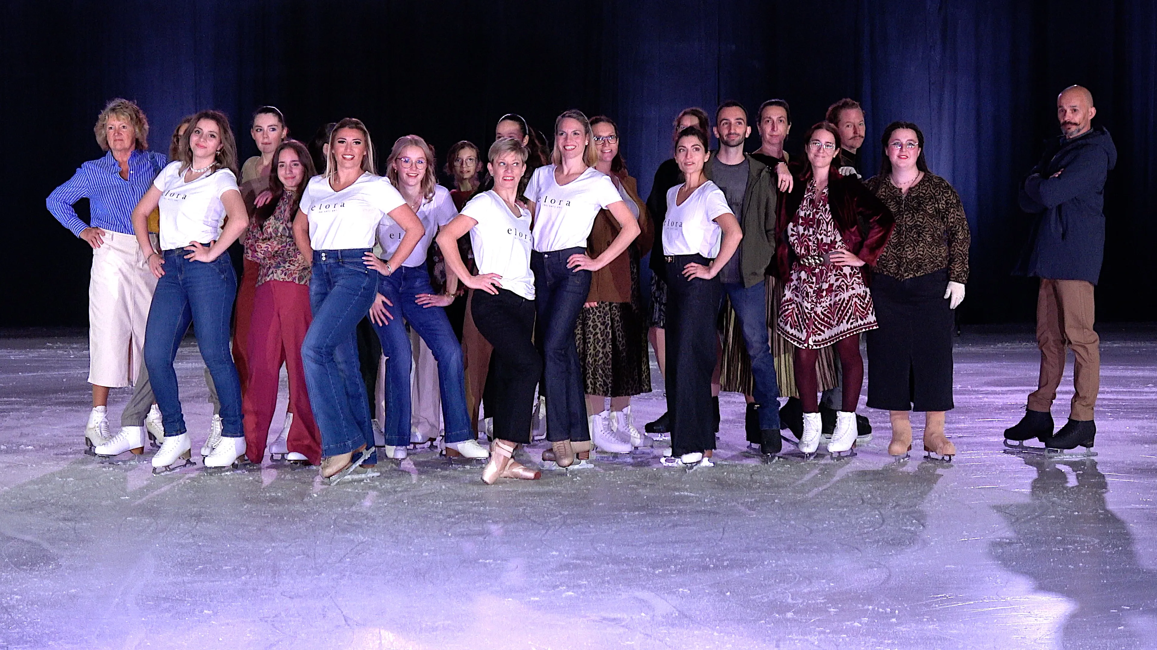 Défilé de mode sur glace