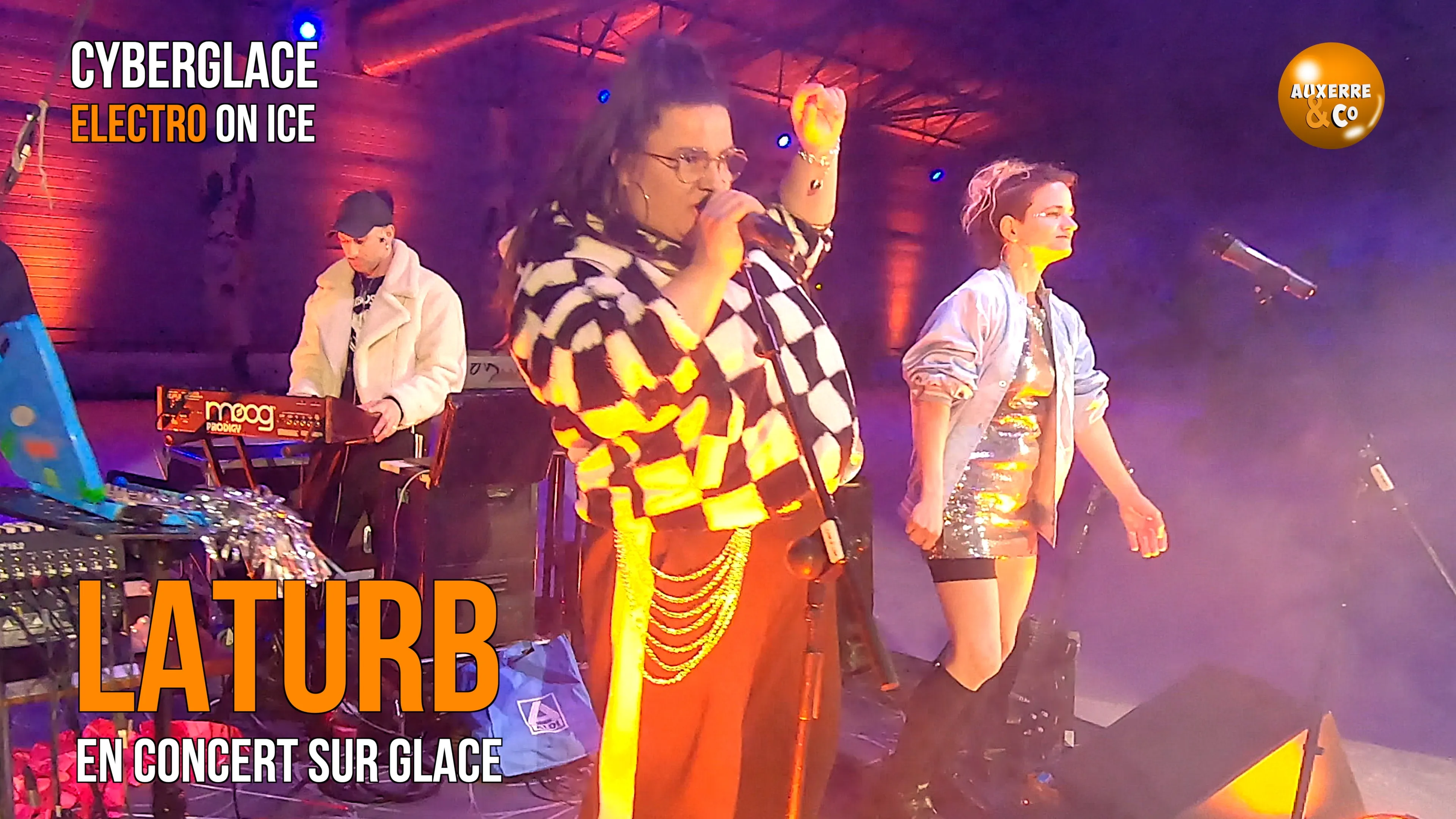 Concert sur glace avec La Turb