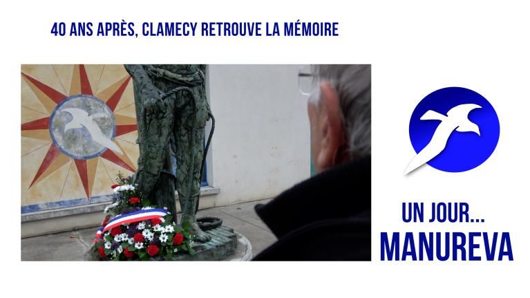 Une plaque et des fleurs pour Alain Colas